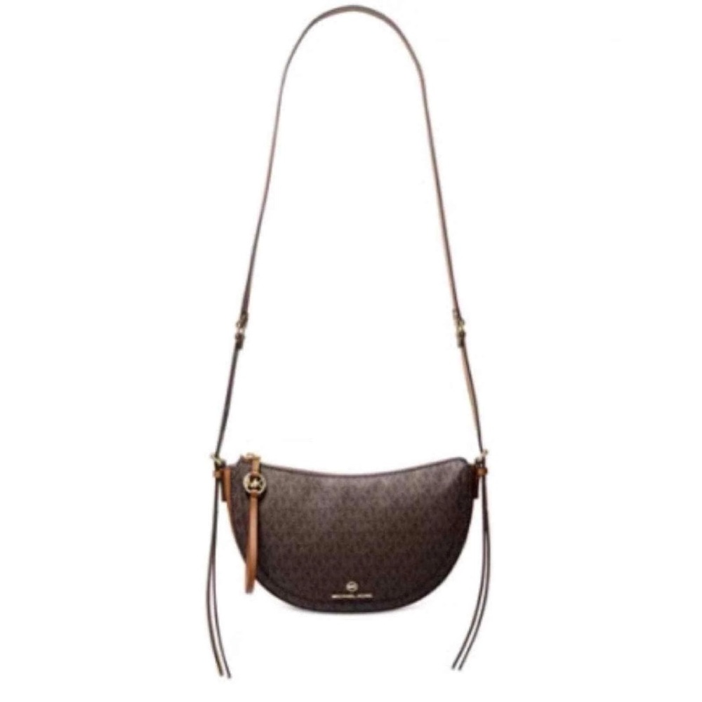 Michael Kors Camden messenger bag signature logo-print canvas gold-tone hardware - Picture 5 of 16